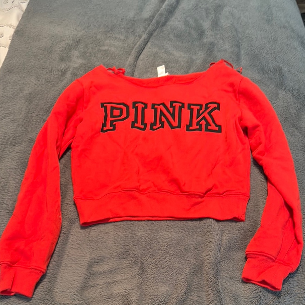 PINK Victoria's Secret Red Crop Top